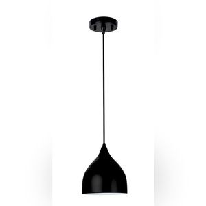 Aspen Adjustable Indoor Metal Matte Black Pendant Light, Kitchen and Dining